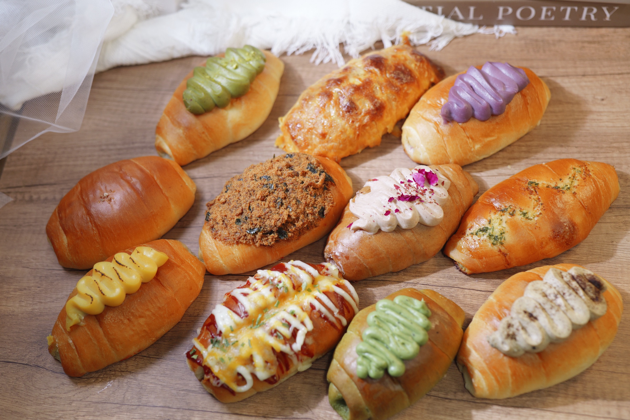 HoneyMe salt bread rolls fresh from the oven, Bellevue